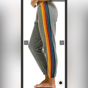 Aviator nation classic gray sweat pants